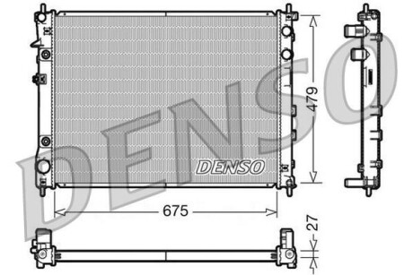 Датчик абс, передний DENSO DRM36012