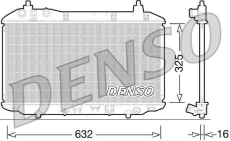 Датчик абс, передний DENSO DRM40031