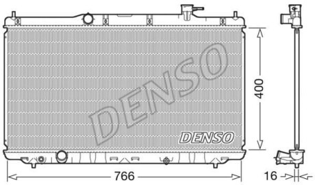 CH£ODNICA SILNIKA HONDA DENSO DRM40038