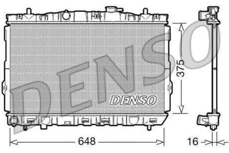 Датчик абс, передний DENSO DRM41001