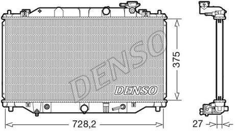 CH£ODNICA SILNIKA MAZDA DENSO DRM44044