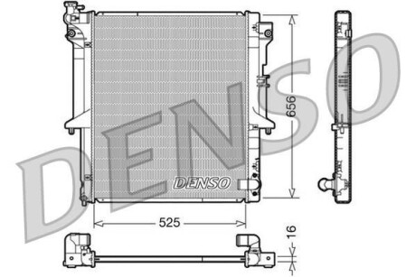 Датчик абс, передний DENSO DRM45017