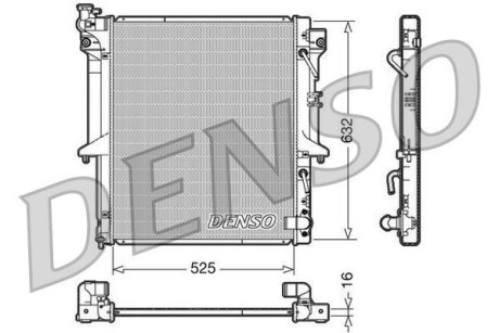 Датчик абс, передний DENSO DRM45018