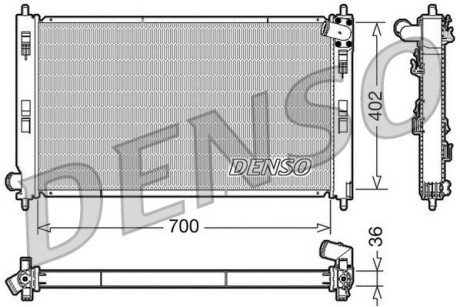 Датчик абс, передний DENSO DRM45029