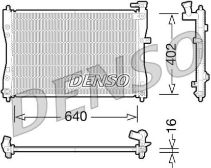 Датчик абс, передний DENSO DRM45033