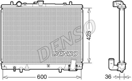 Chłodnica MITSUBISHI L200 DENSO DRM45049