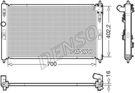 Радіатор DENSO DRM45050