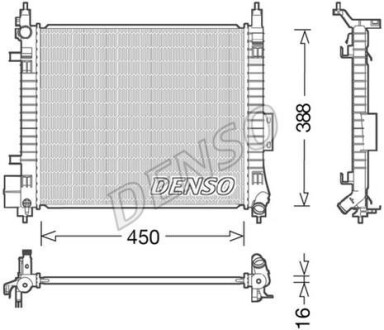 CH£ODNICA SILNIKA NISSAN DENSO DRM46054