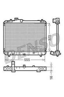 Датчик абс, передний DENSO DRM47008