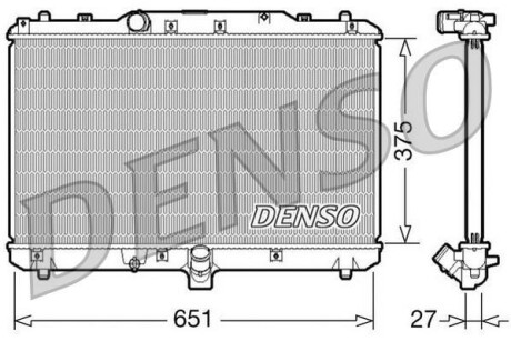 Датчик абс, передний DENSO DRM47022