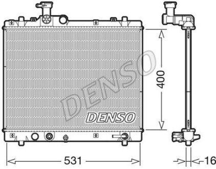 Радіатор DENSO DRM47035