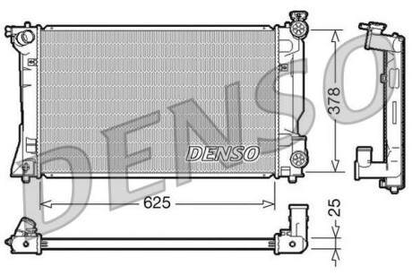 Датчик абс, передний DENSO DRM50035