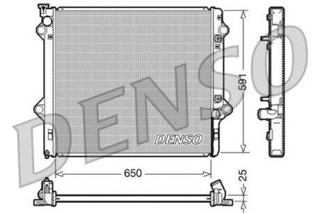 Датчик абс, передний DENSO DRM50046