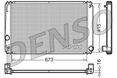 Датчик абс, передний DENSO DRM50051