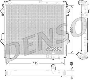 Конденсер DENSO DRM50075