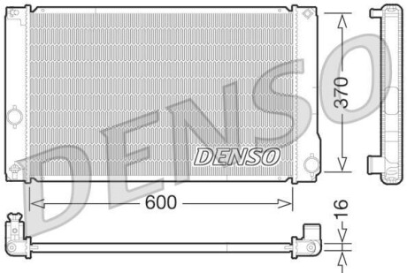 Датчик абс, передний DENSO DRM50076