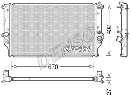 Радіатор DENSO DRM50092