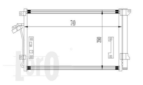 Радiатор кондицiонера з осушувачем Audi Q7 06-15/Porsche Cayenne/VW Touareg 02-10 DEPO 0030160020