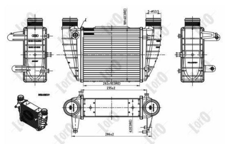 Heat Exchanger ABAKUS DEPO 0030180014