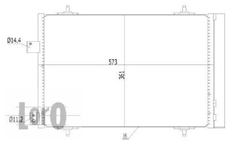 SKRAPLACZ CITROEN ABAKUS DEPO 0090160003 (фото 1)