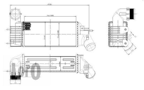 INTERCOOLER ABAKUS DEPO 0090180003