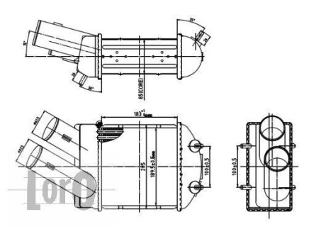 INTERCOOLER ABAKUS DEPO 0100180001