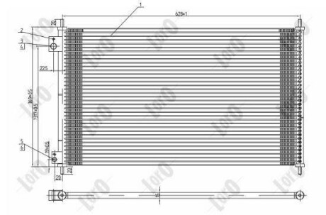 SKRAPLACZ HONDA FR-V 2,2 CTDI 2005- ABAKUS DEPO 0180160029