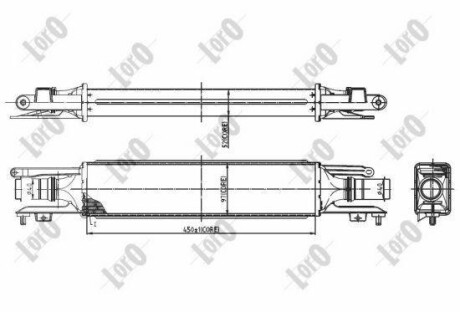 INTERCOOLER ABAKUS DEPO 0370180011