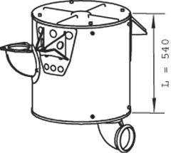 Глушник, випускна система Dinex 21388