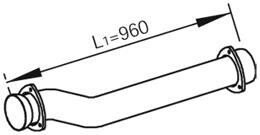 Труба вихлопного газу Dinex 82164