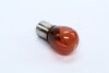 Лампа покажчиків поворотів і стоп-сигналів помаранчева BA15s Amber 12V P21W <ДК> Dk-Дорожная Карта DK-12V21W_BA15s Ambe (фото 3)