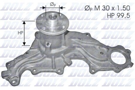 Насос води DOLZ F120