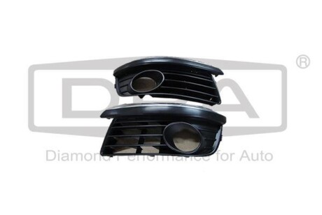 Vent grille. left. with chrome and strip DPA 88530065502