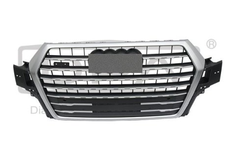 Radiator grille without emblem. front.gray DPA 88531790002