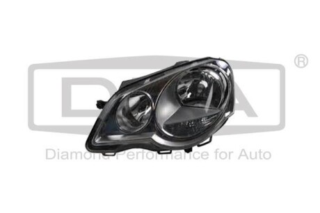 Headlight. without motor. black. left DPA 99411179602