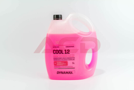 Антифриз G12 COOL ULTRA (червоний) концентрат (5L) Dynamax 502111