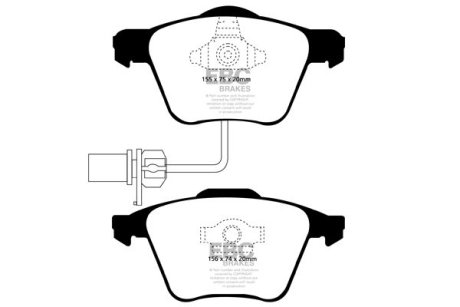 BRAKES EBC DP1495