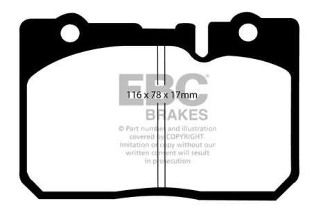 Автозапчасть EBC DP21154