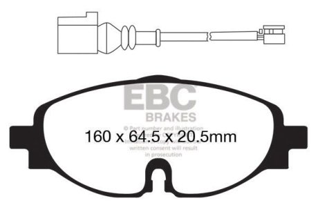 BRAKES EBC DP22150