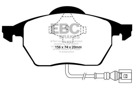 Автозапчасть EBC DP41330R