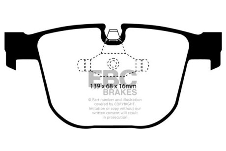 BRAKES EBC DP41451R