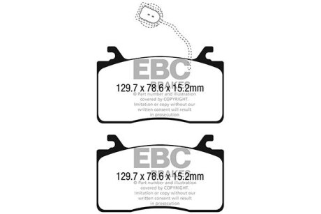 BRAKES EBC DP42325R (фото 1)