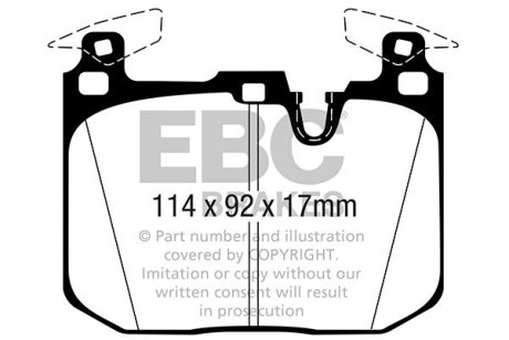 BRAKES EBC DP42360R (фото 1)