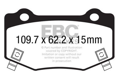 Автозапчасть EBC DP43023R