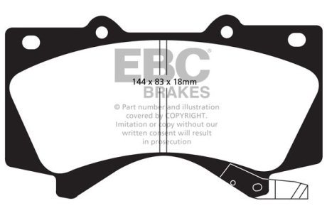 BRAKES EBC DP51815NDX