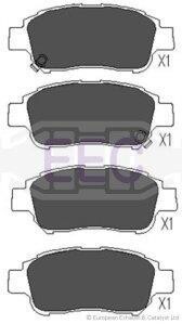 Гальмівні колодки, дискове гальмо (набір) EEC BRP1092