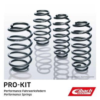 SPRÊ¯YNA ZAWIESZENIA ZESTAW PRO-KIT AUDI EIBACH E10150230522