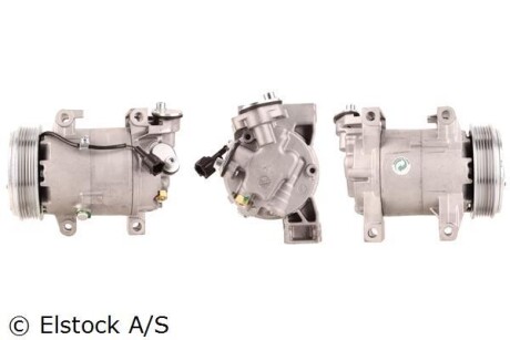 Компресор кондиціонера (відновлений) NISSAN ALMERA II, ALMERA TINO, PRIMERA 1.5/1.6/1.8 01.00-10.08 ELSTOCK 510602