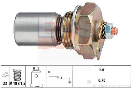 Датчик давления масла EPS 1.800.082