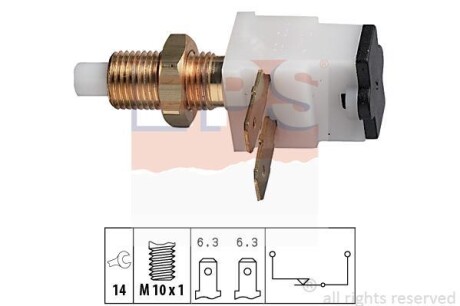 Выключатель фонаря сигнала торможения EPS 1.810.020